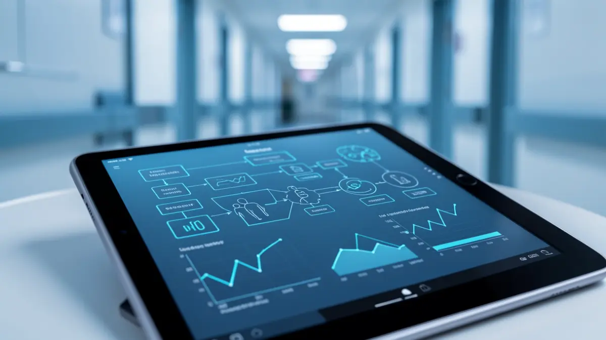 Generic image of technology applied to digital healthcare management.