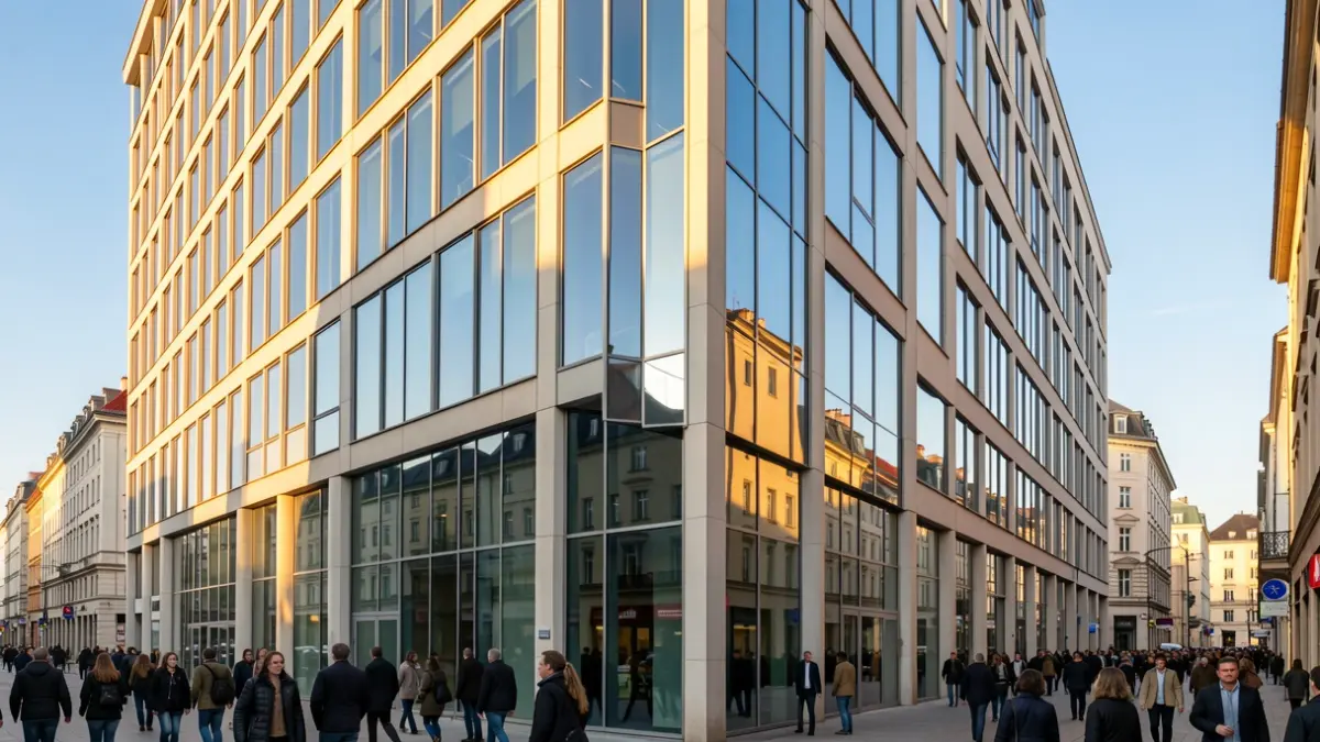 Generic image of a modern office building.