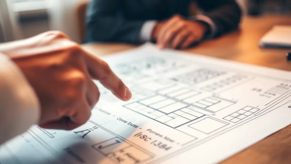 Generic image of construction blueprints or real estate development.