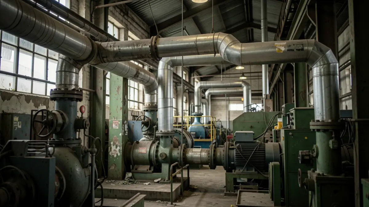 Imagen genérica del interior de una fábrica industrial.