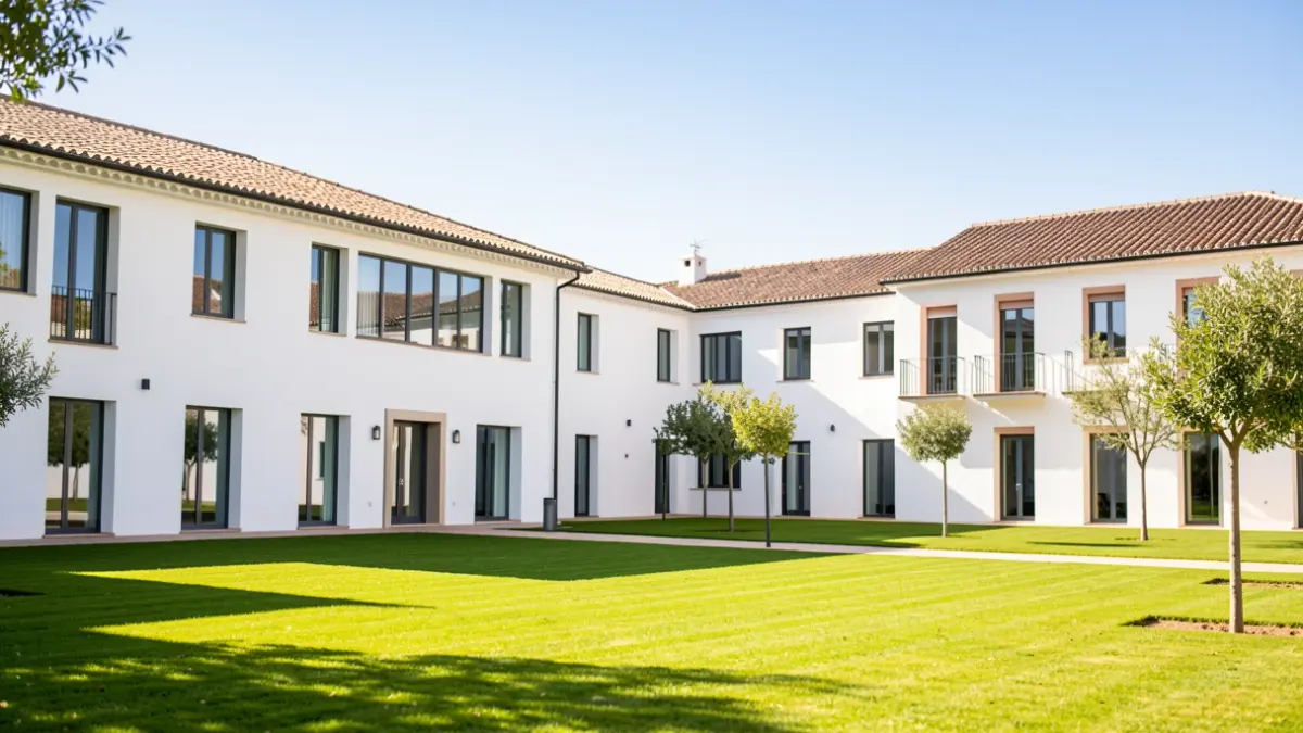 Generic image of a modern university campus in Andalucía.
