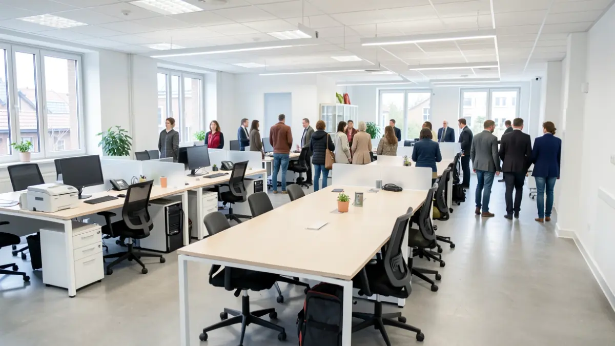 Generic image of a modern office space.
