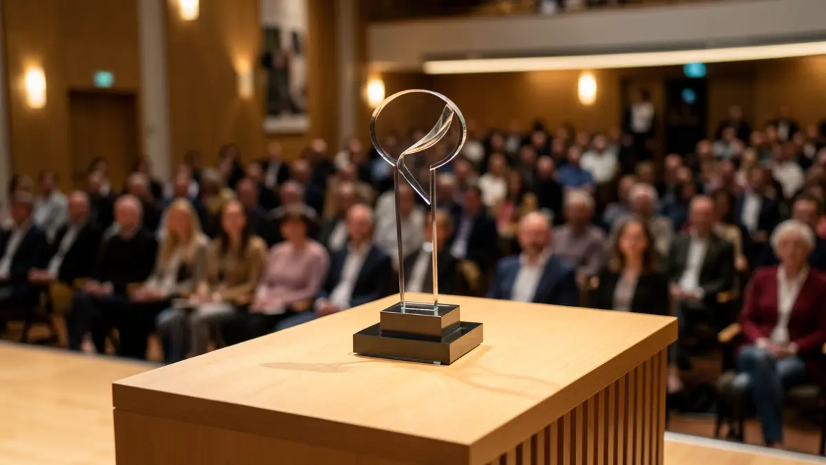 Imagen genérica de una ceremonia de premios.