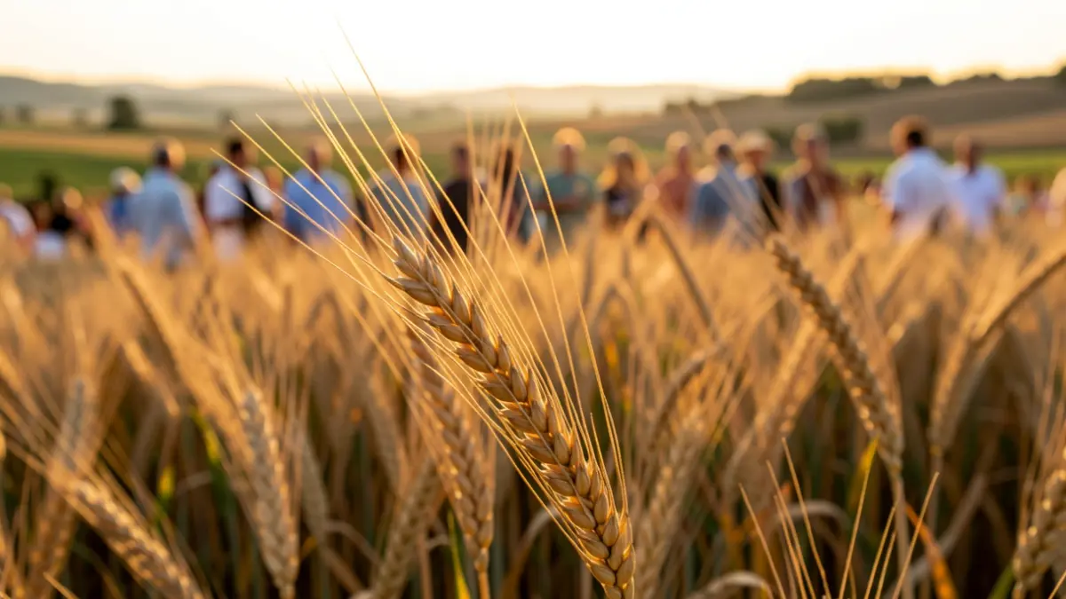 Generic image of a wheat stalk in a field.