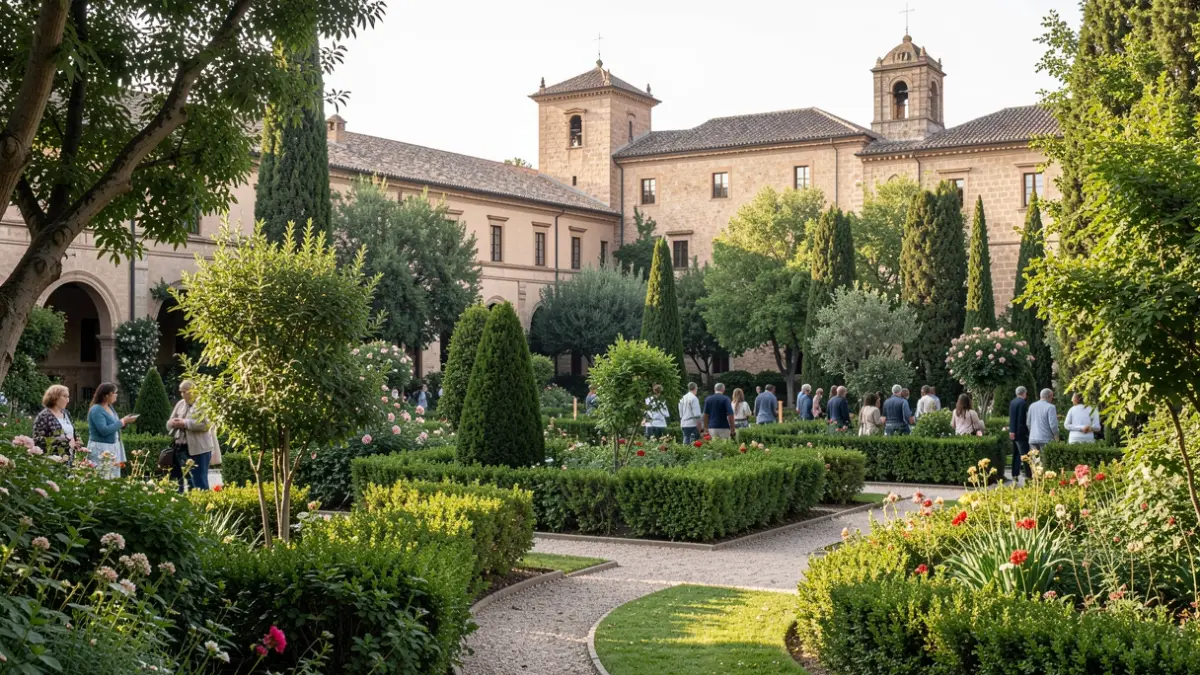 Imagen genérica de los jardines del Carmen de los Mártires en Granada.