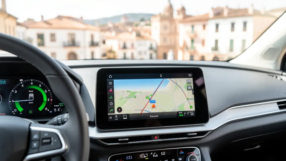 Image of a new electric car in Córdoba.
