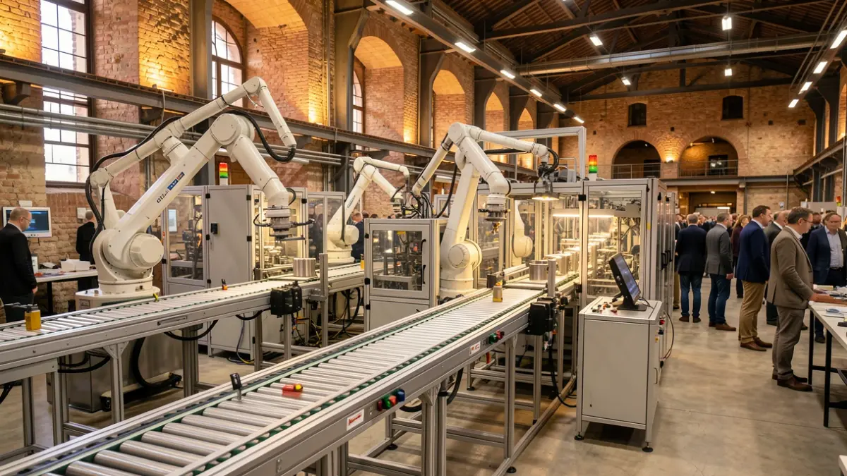 Imagen genérica de una línea de montaje industrial moderna.