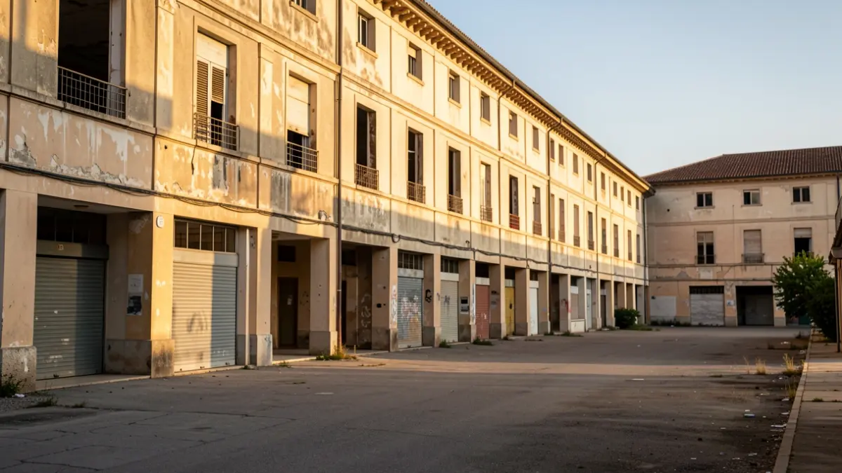 Imagen genérica de un centro comercial con locales cerrados.