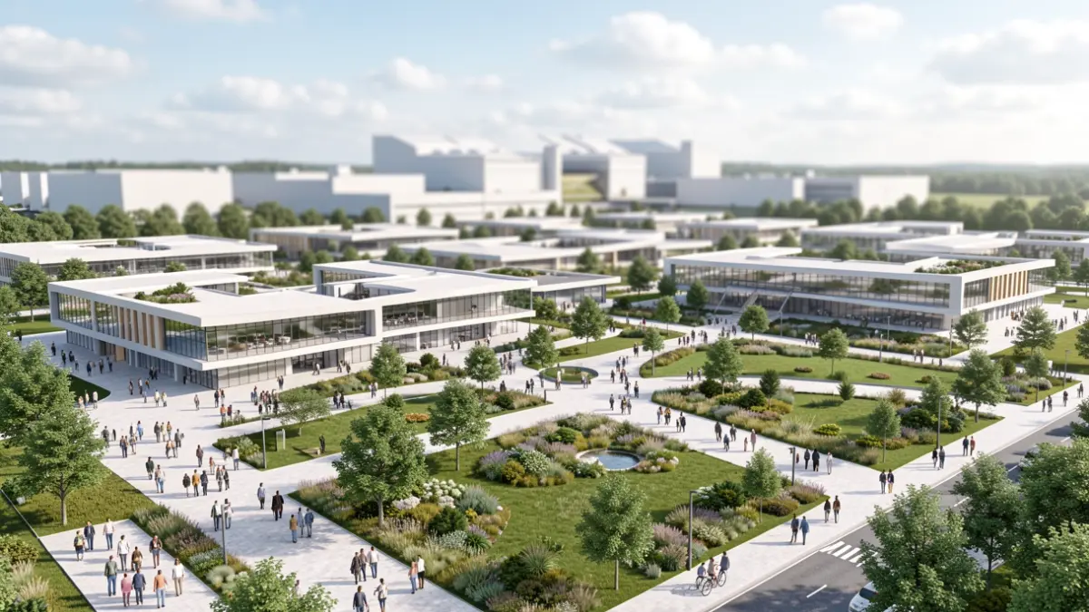 Generic image of a technology park expansion in Euskadi.