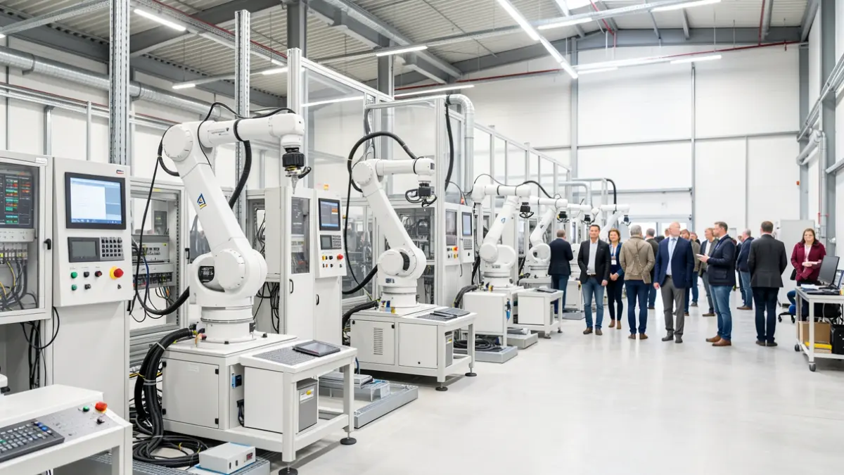 Generic image: Interior of a modern industrial facility in Euskadi, showcasing advanced automation machinery.