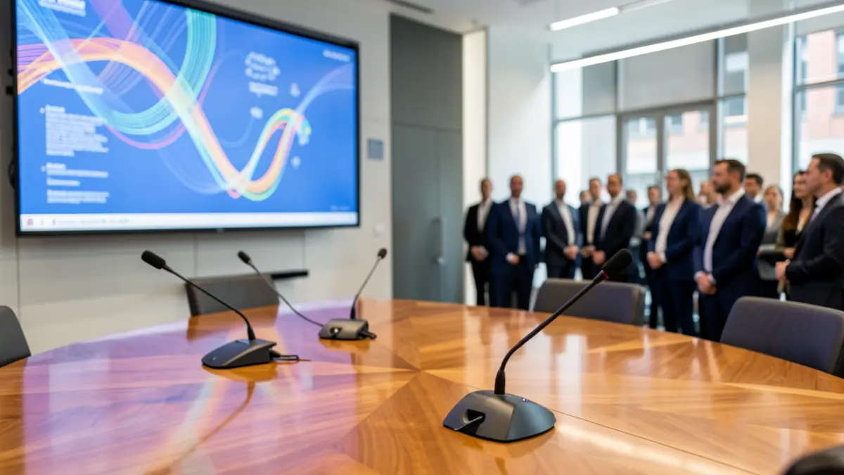 Imagen genérica de una sala de conferencias durante un foro sobre desarrollo urbano.