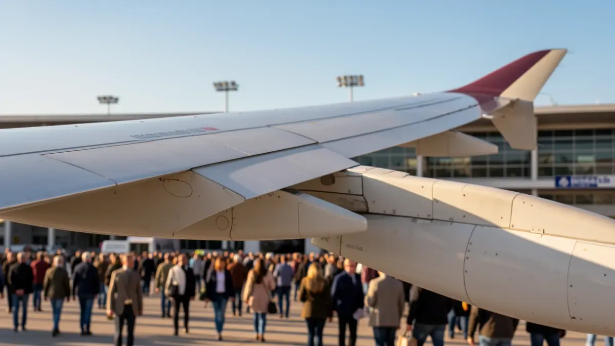 Imagen genérica de un avión en el aeropuerto de Barcelona-El Prat.