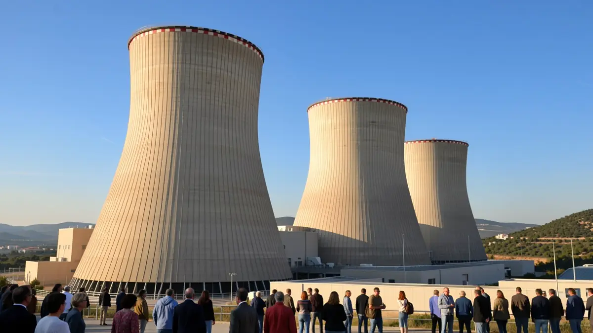 Imagen genérica de la central nuclear de Ascó.