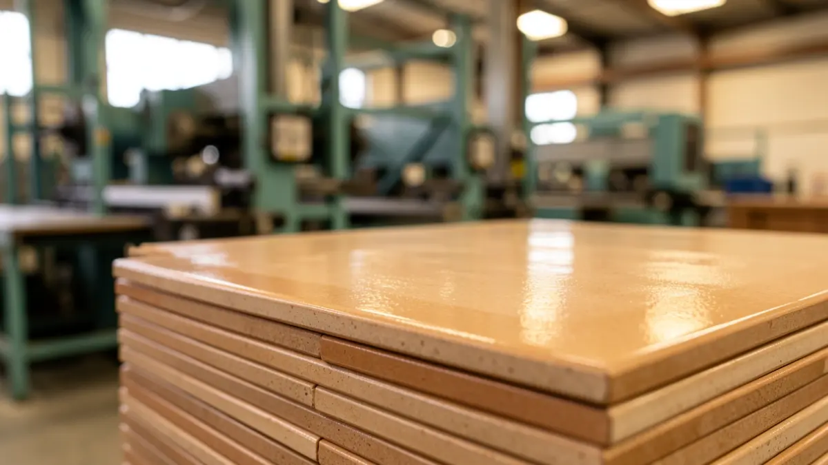 Generic image of ceramic tiles in an industrial setting.