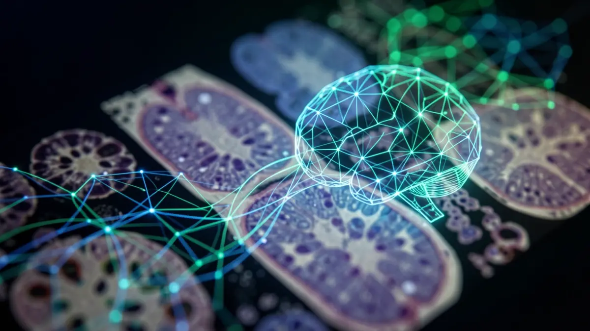 Generic image of artificial intelligence analyzing medical samples.