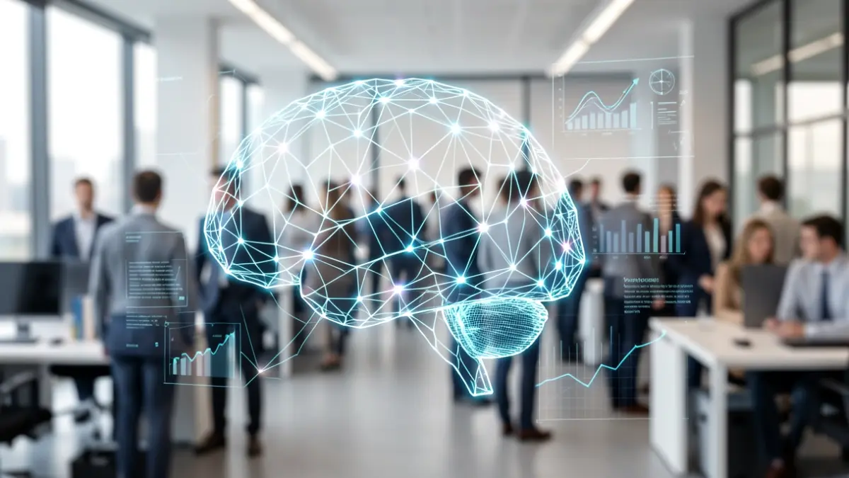 Generic image of artificial intelligence applied to marketing and business strategy.