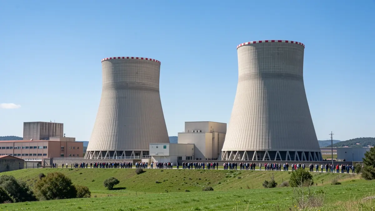 Generic image of the Ascó nuclear power plant.