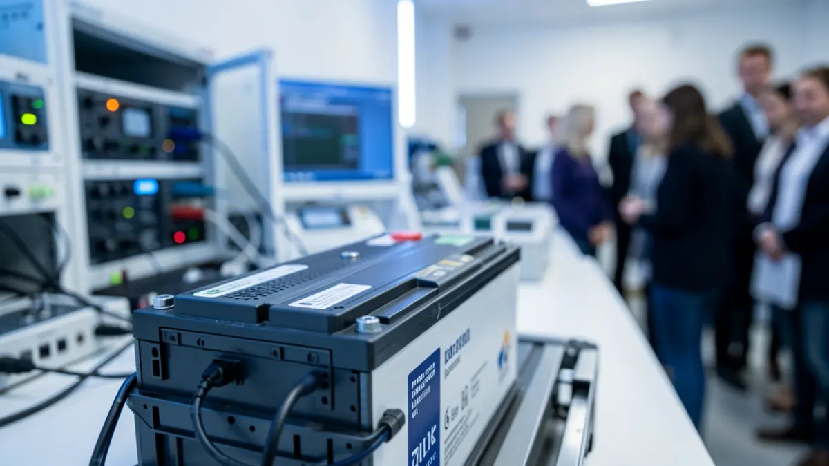 Generic image of lithium batteries in a laboratory setting for safety testing.
