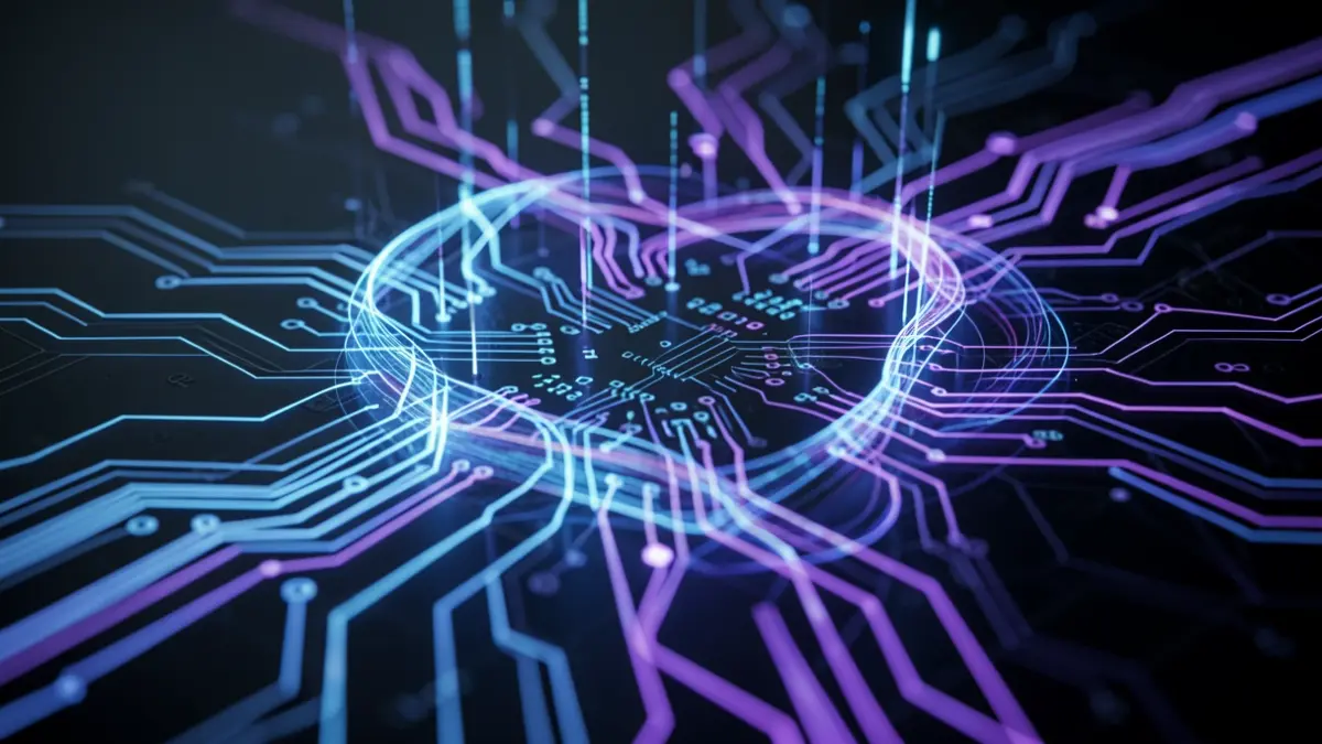 Generic image of abstract photonic circuits.