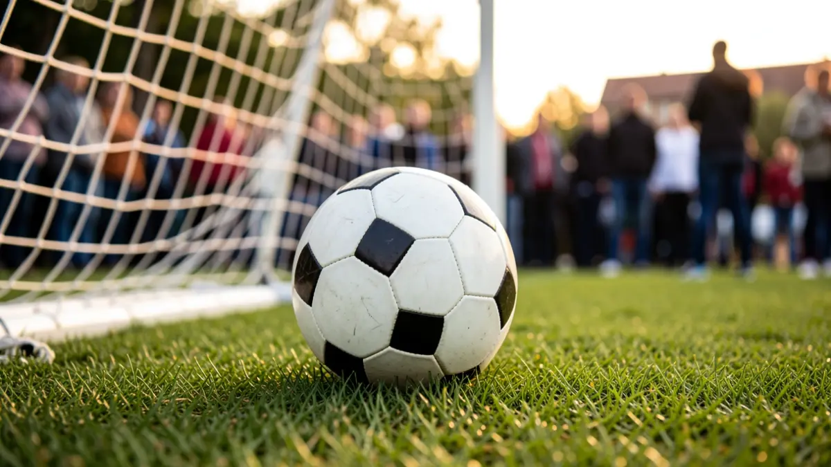 Imagen genérica de un balón de fútbol sobre césped.