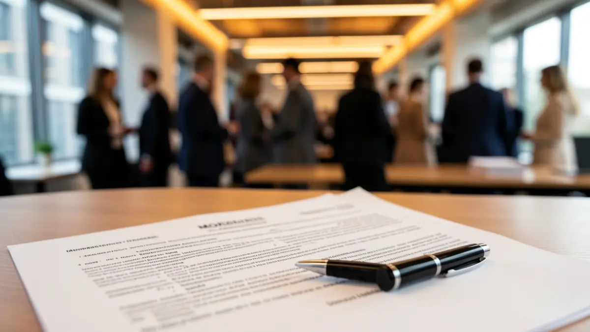 Generic image of a mortgage contract.