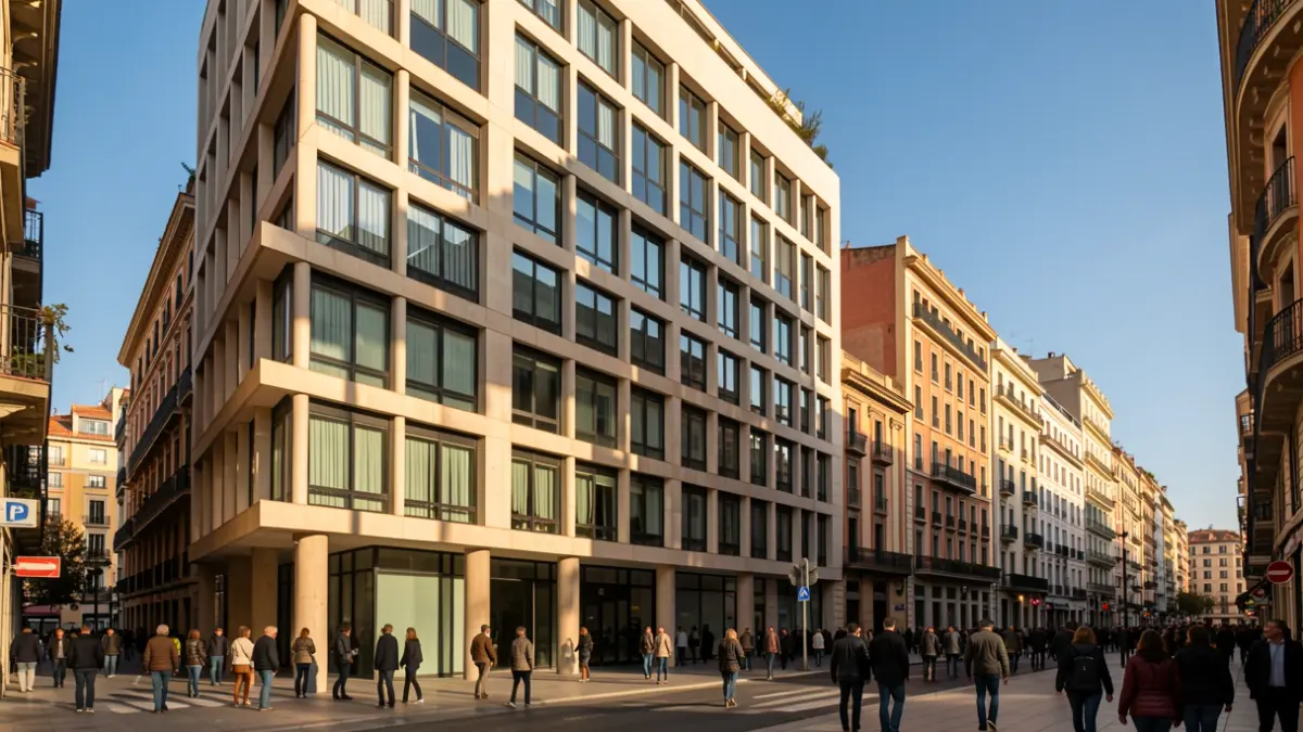 Generic image of an office building in Barcelona.