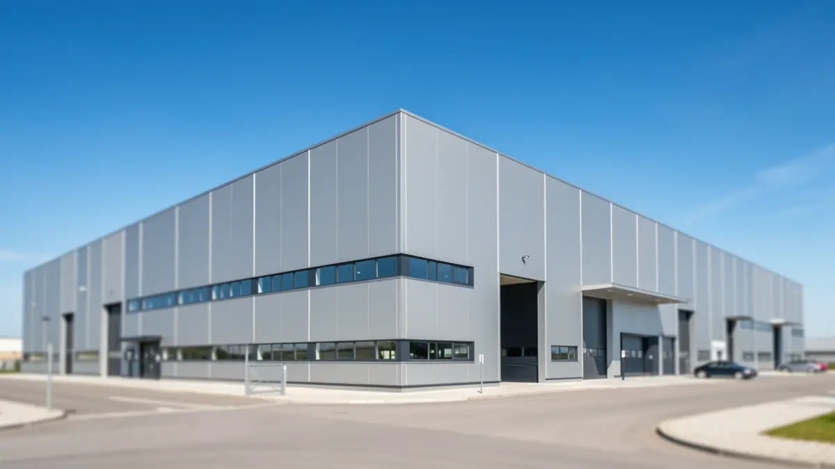 Generic image of the exterior of a modern industrial plant.