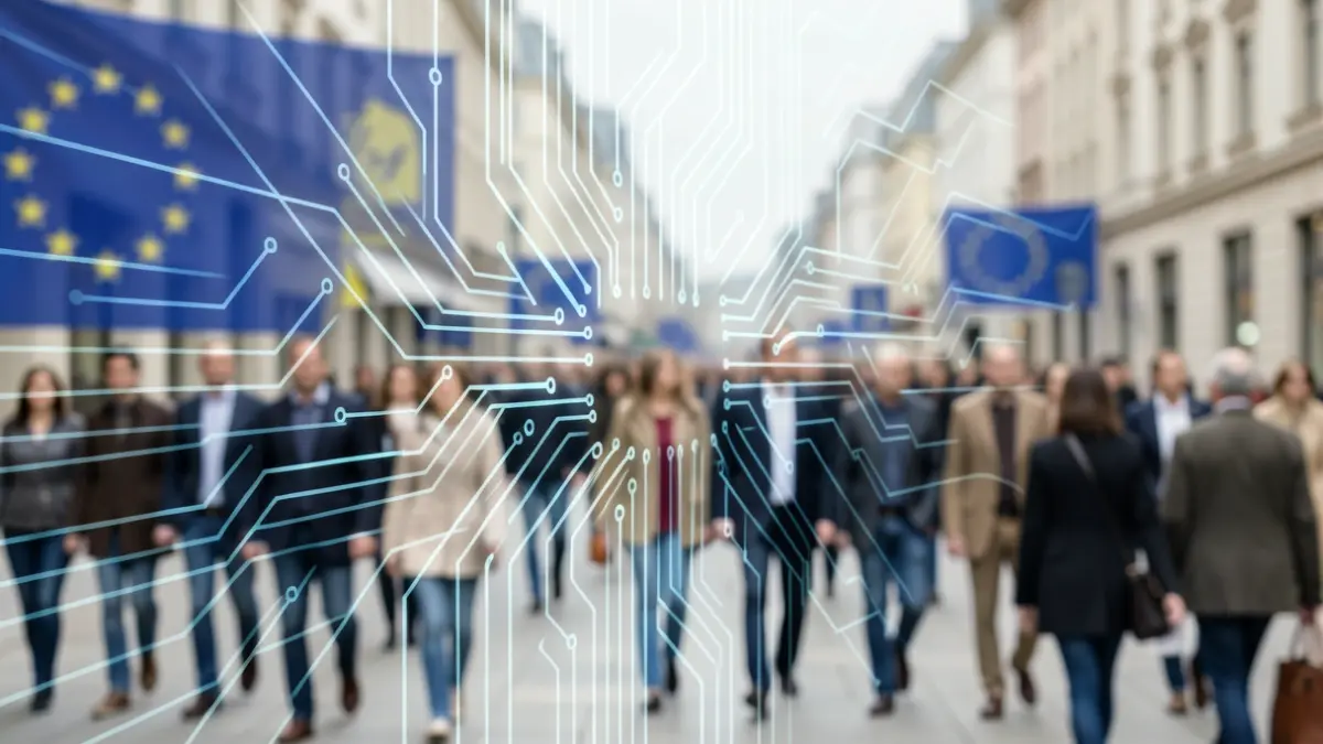 Generic image of technological innovation and European economic strategy.