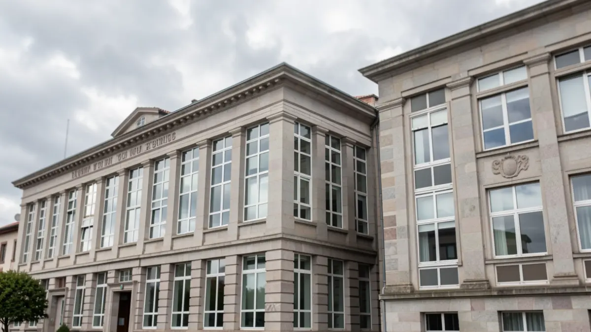 Imagen genérica de un edificio institucional de formación profesional en Galicia.