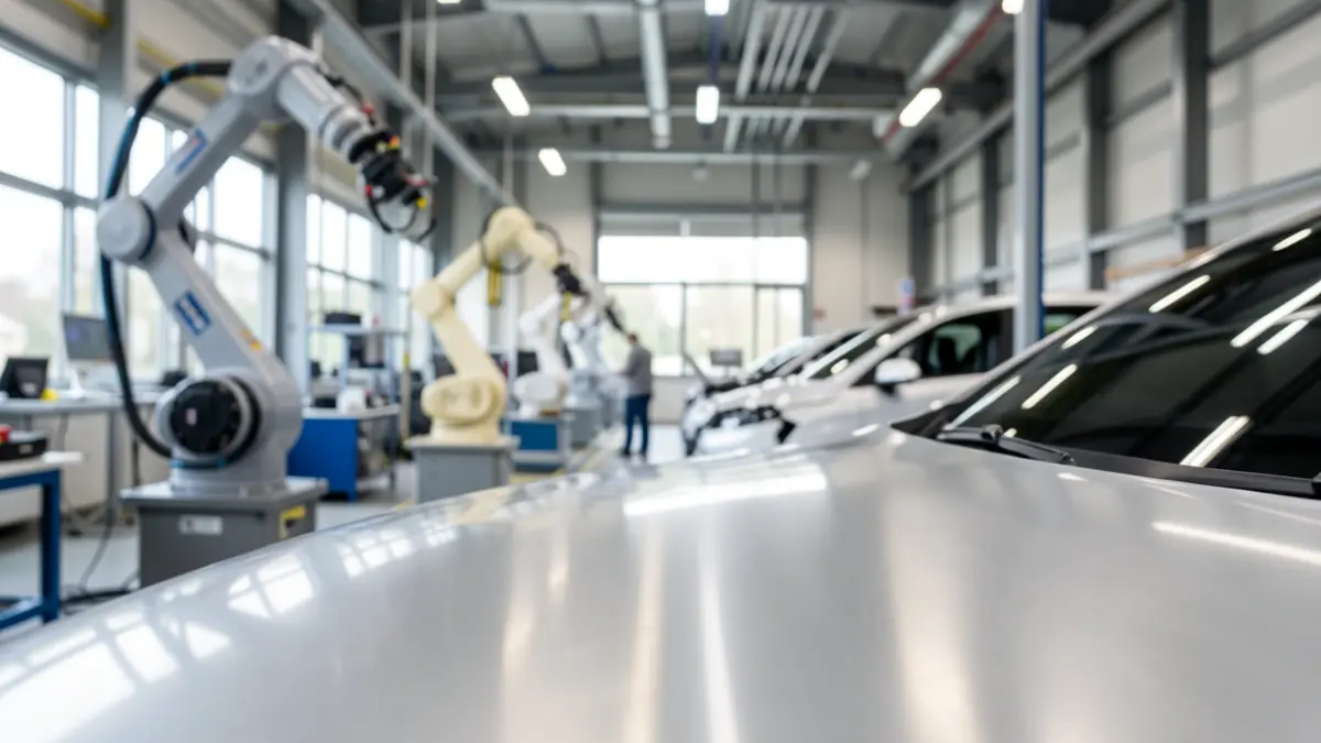 Imagen genérica de una fábrica de automóviles eléctricos en Galicia.
