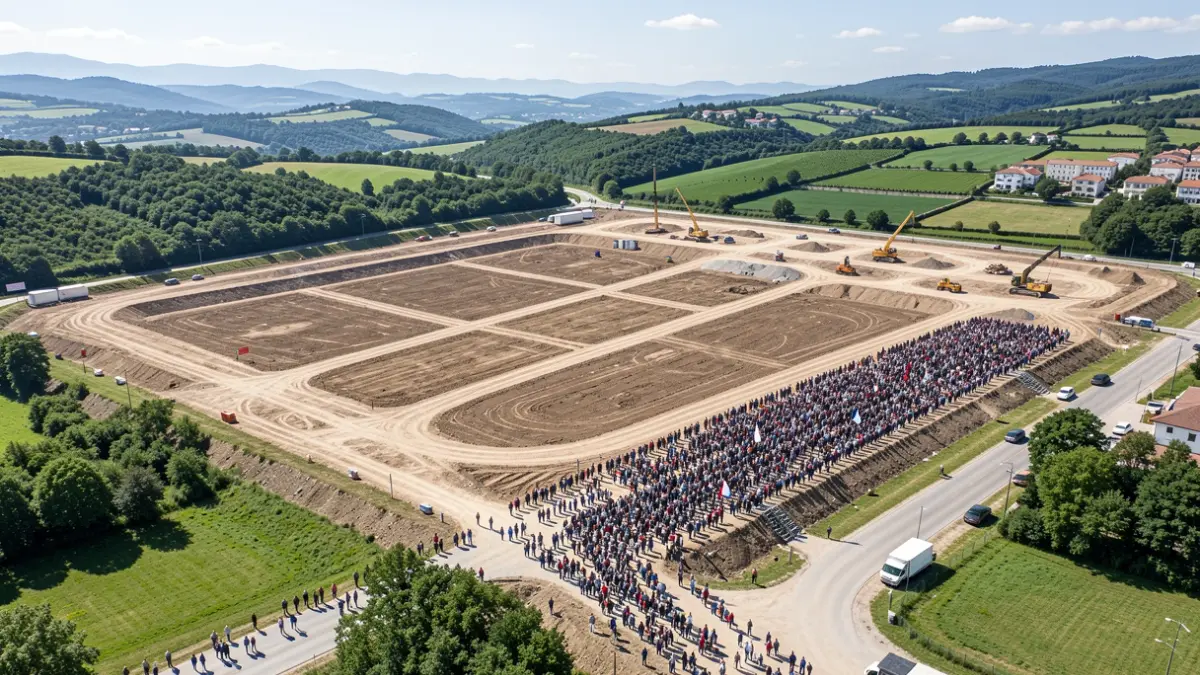 Imaxe xenérica de terreos para construción en Galicia.