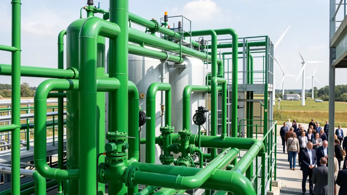 Planta de producción de hidrógeno verde en Pinto.