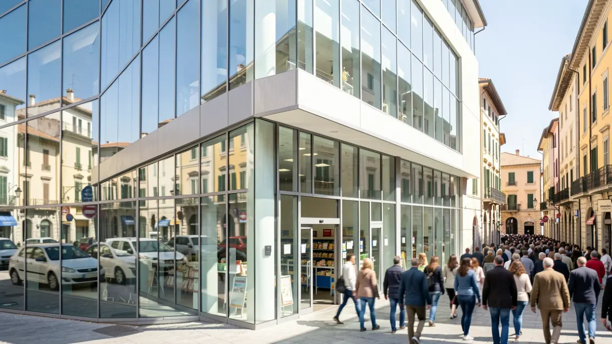 Imagen genérica de un establecimiento comercial moderno.