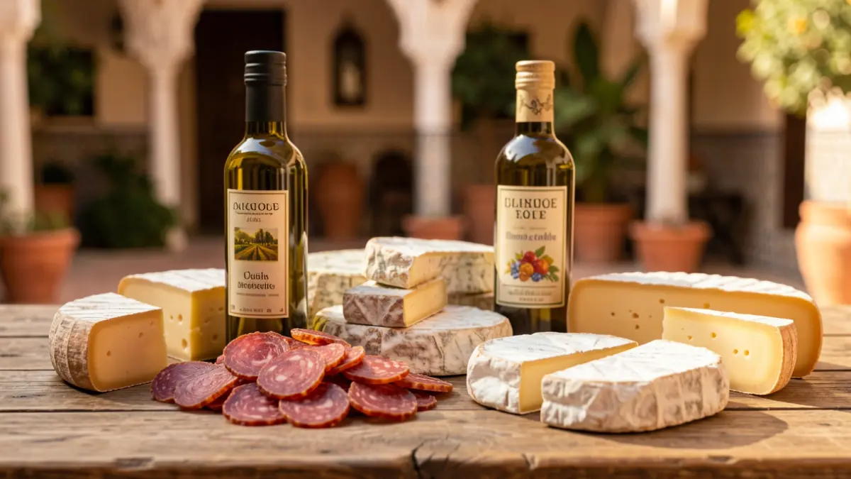 Imagen genérica de productos agroalimentarios de calidad de Granada.
