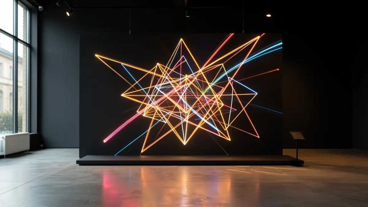 Generic image of a digital art installation.