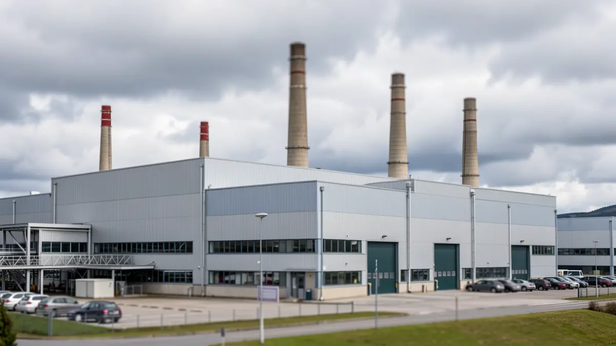Imagen genérica de una gran fábrica industrial en Galicia.