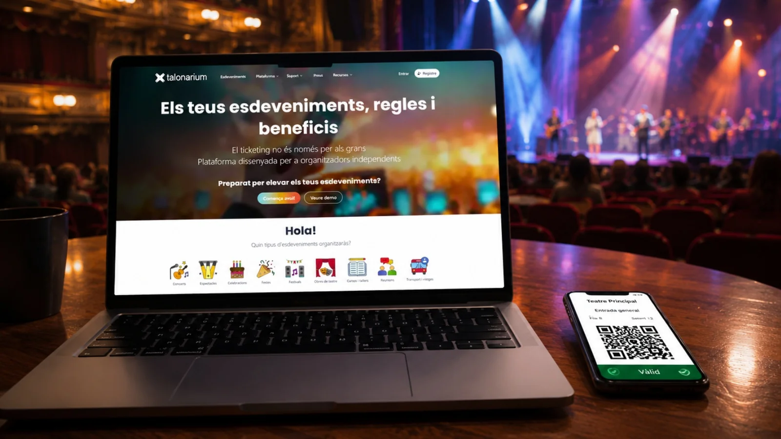 Talonarium, la nueva solución de venta de entradas sin comisiones creada en Terrassa