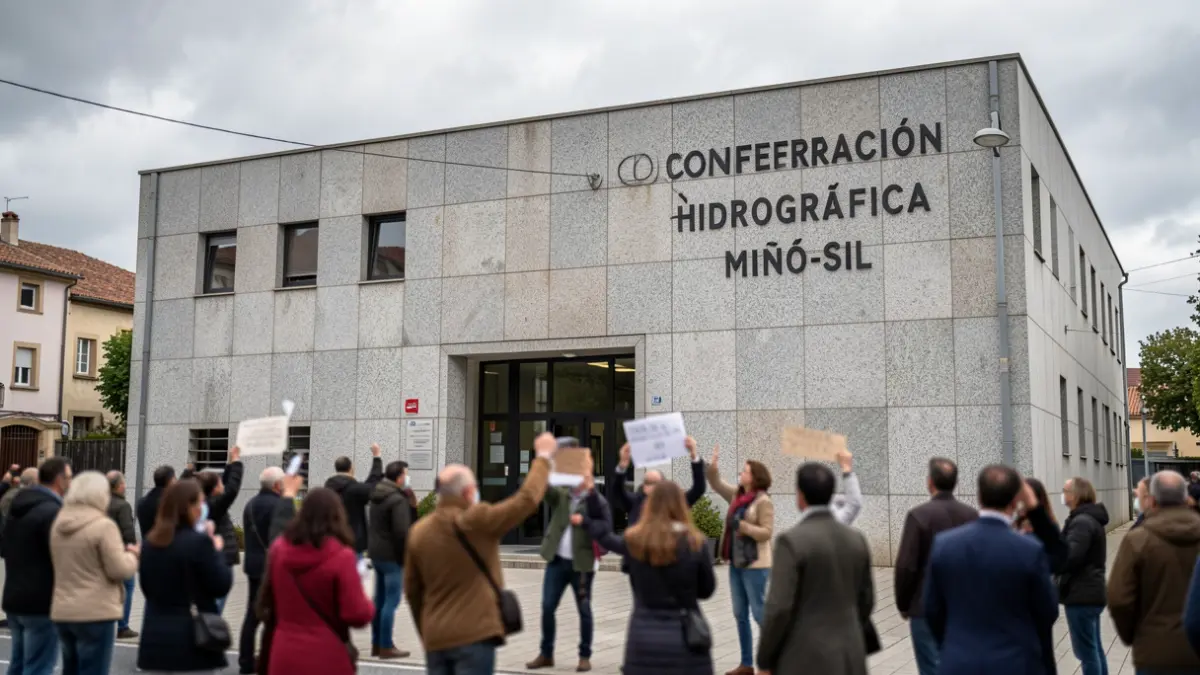 Imagen genérica de un edificio institucional bajo cielo nublado.