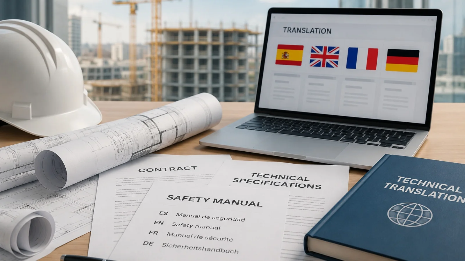Traducción para el sector de la construcción: un factor clave para proyectos internacionales