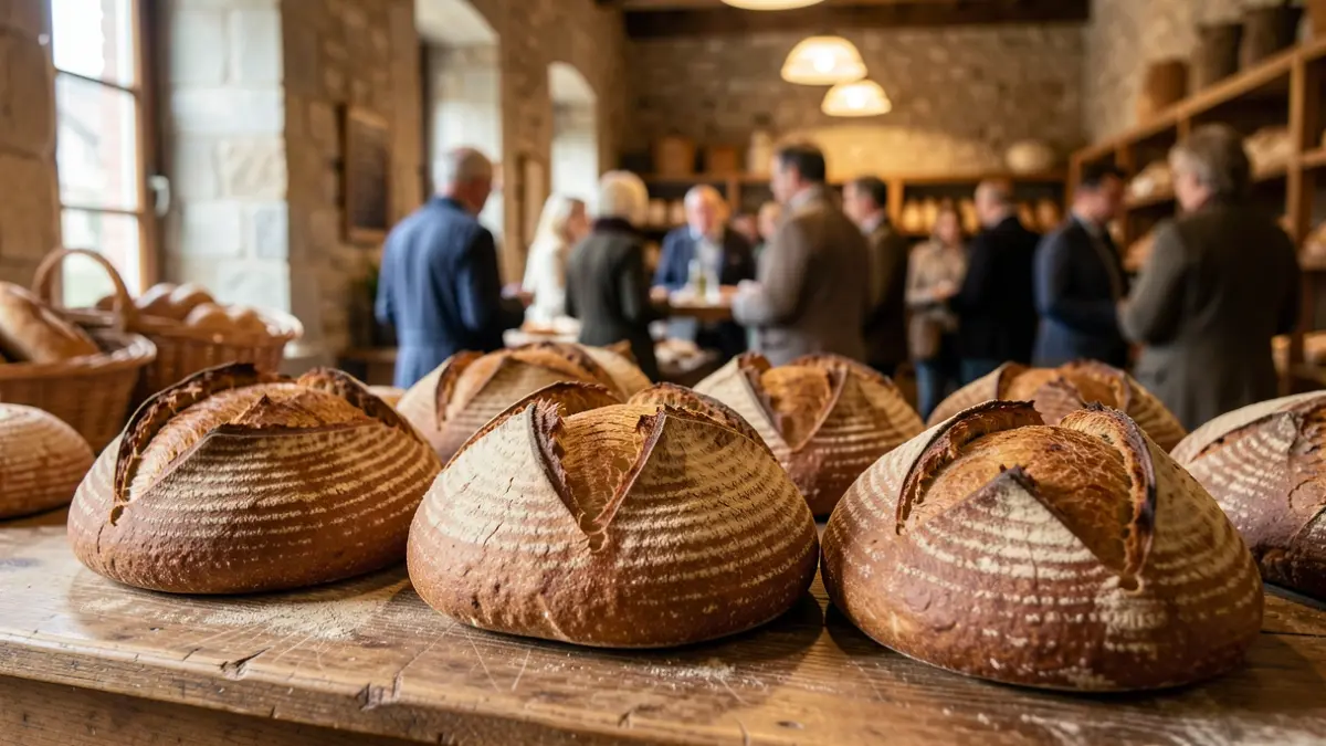 Imagen genérica de panes artesanos en una panadería.