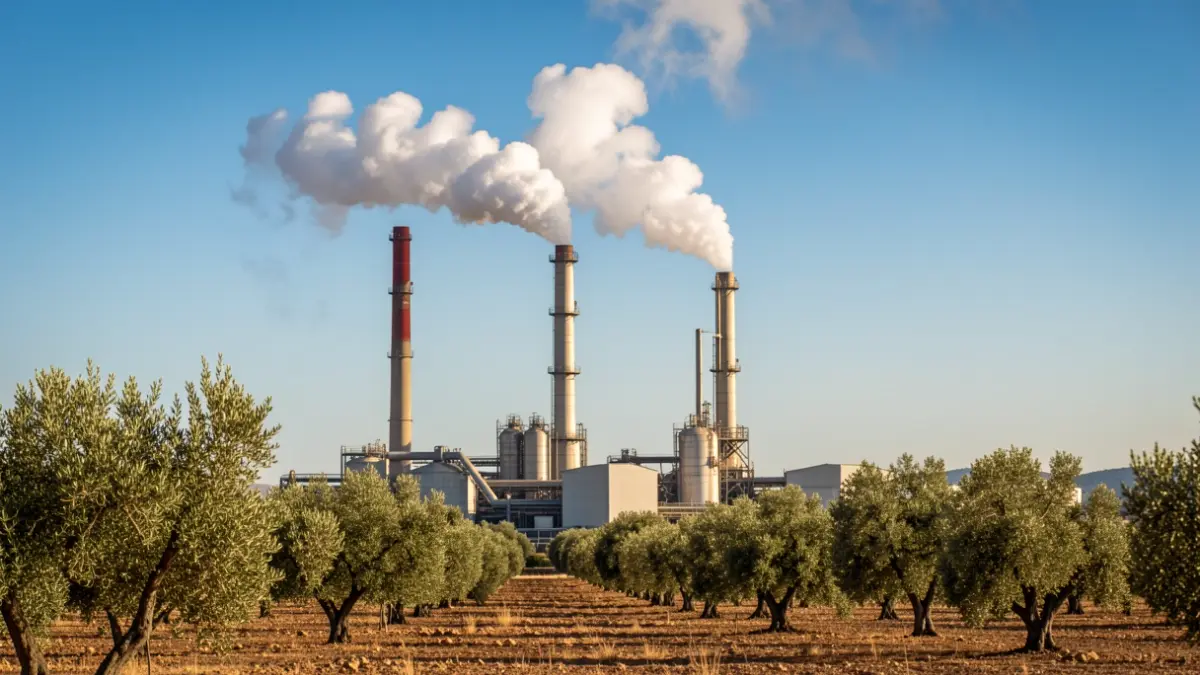 Generic image of an industrial chemical plant with smokestacks.