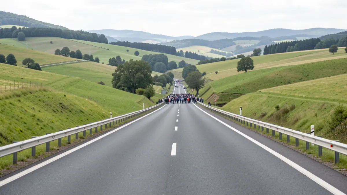 Imagen genérica de una autopista, sin vehículos.