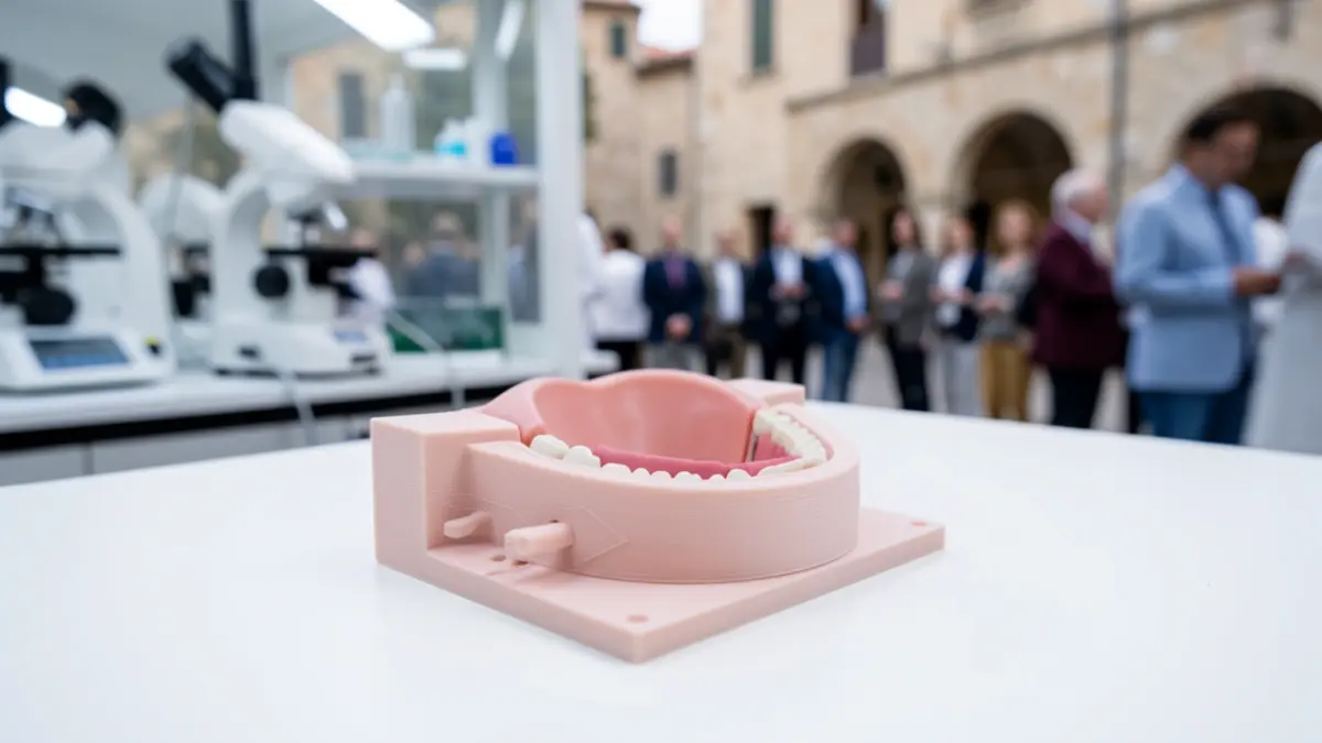 Generic image of 3D printed medical models and surgical guides.