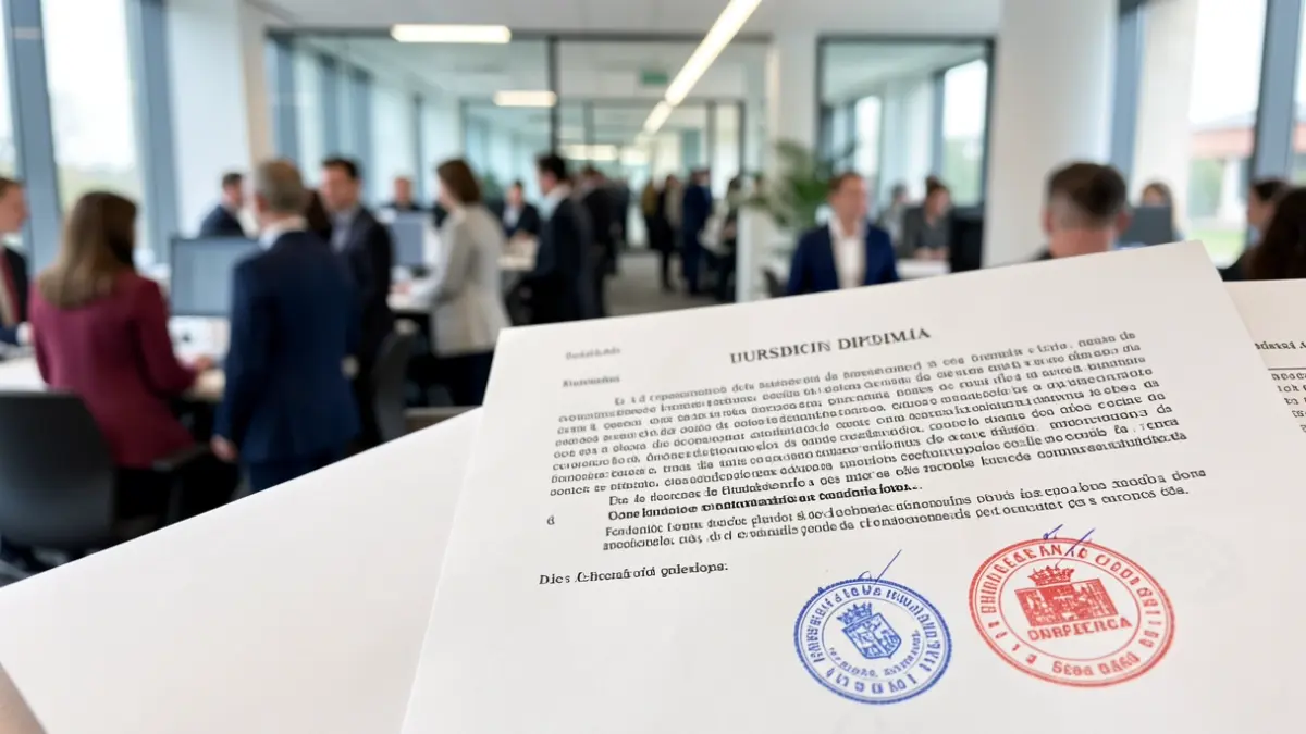 Imagen de un documento oficial de la Comunidad de Madrid sobre una bolsa de empleo para enfermería.