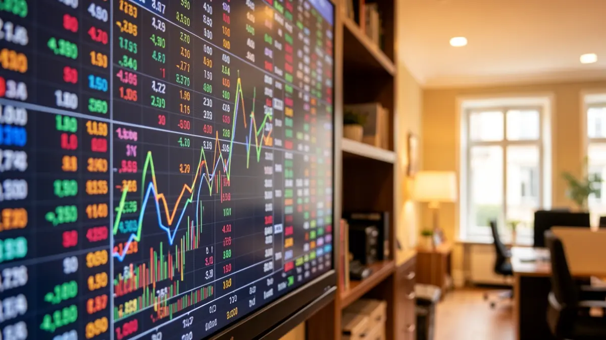 Imagen genérica de mercados financieros y datos bursátiles.