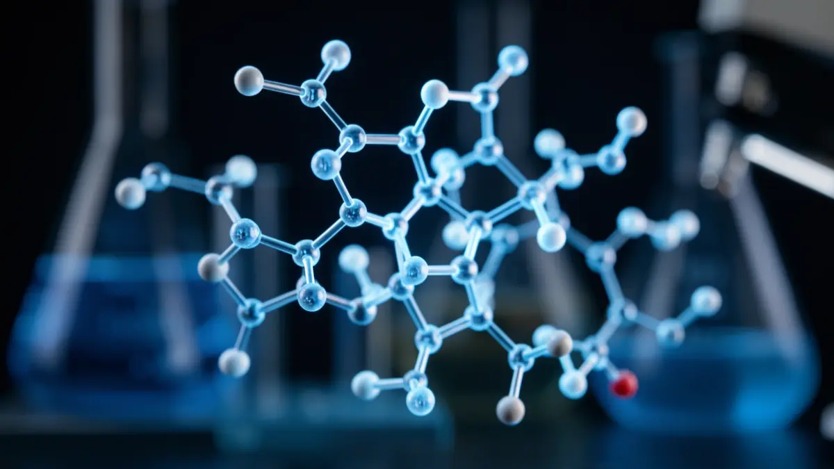 Generic image of biological molecules.