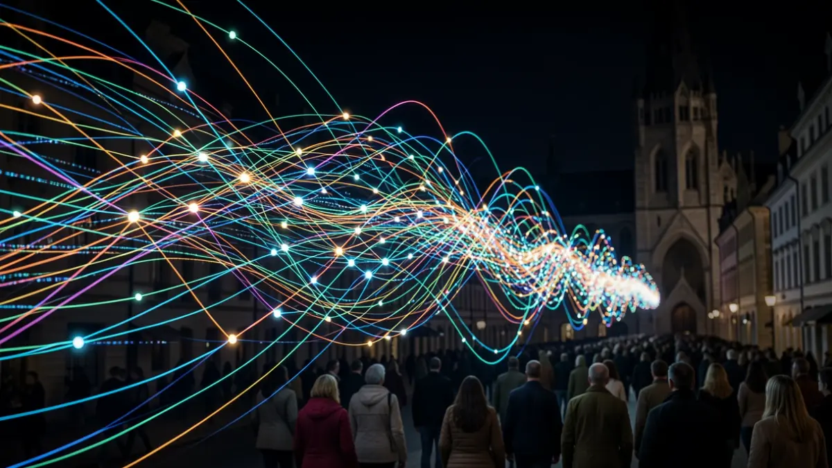 Generic image of artificial intelligence processing massive data.