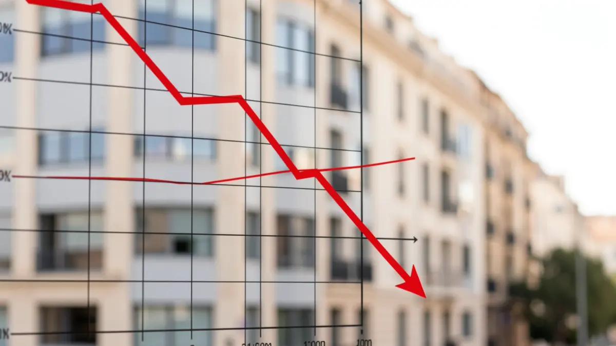 Generic graph showing a decrease in unemployment.
