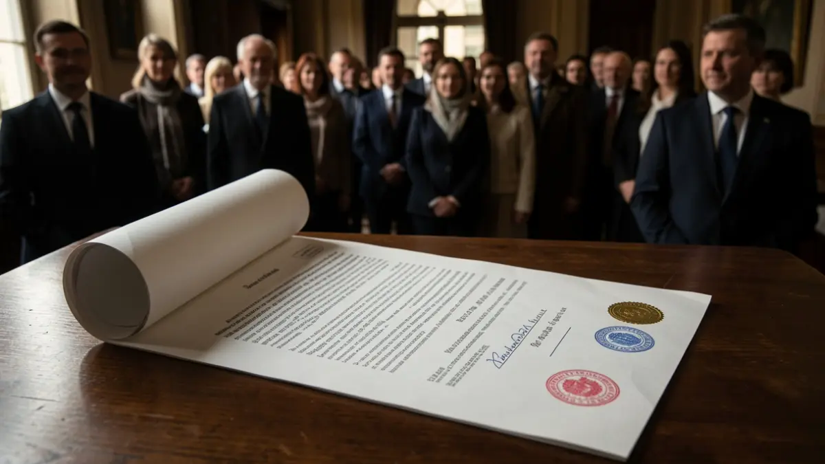 Generic image of a legal document with official seals.