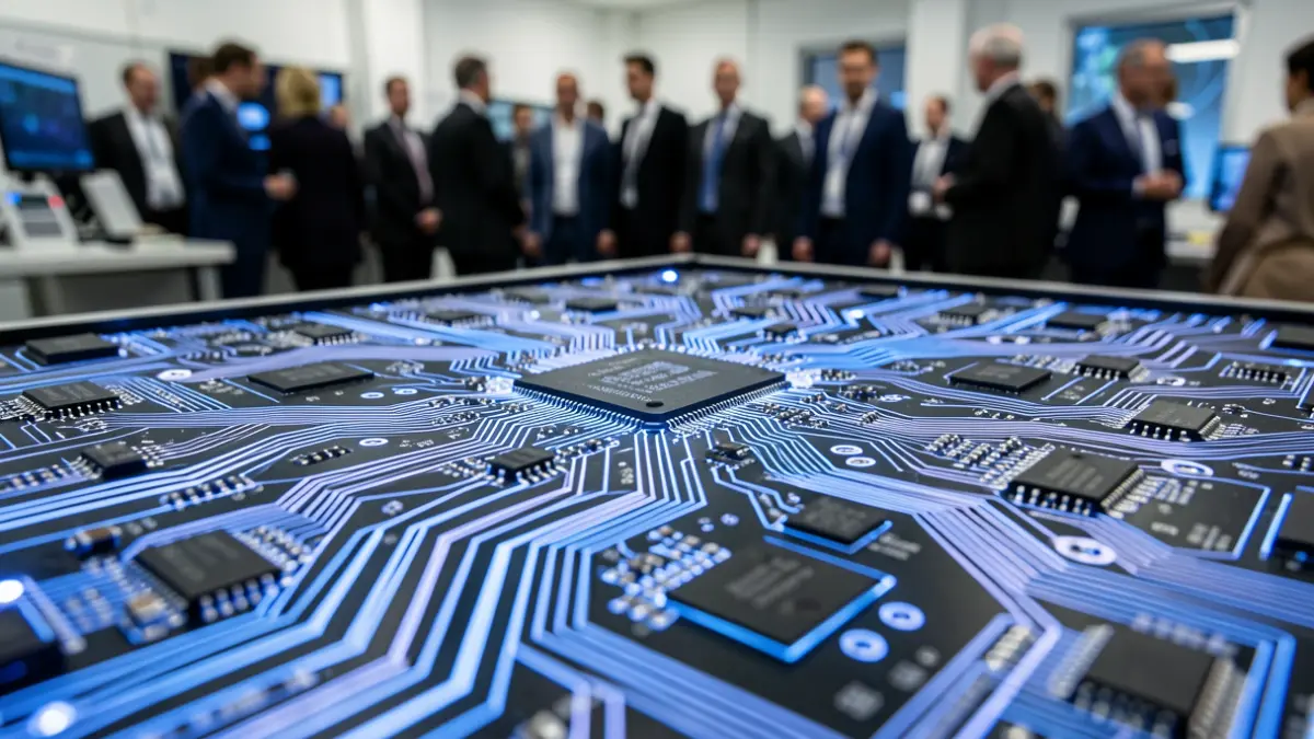 Generic image of an advanced electronic circuit board.